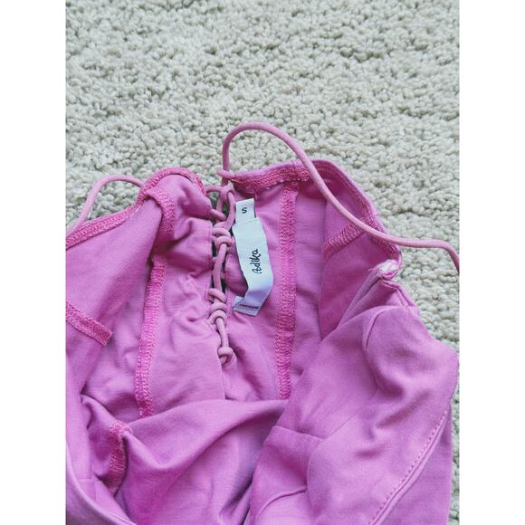 Adika Pink Bodycon Mini Dress Small Stretch Club Party Baddie Y2K Coquette Date - Picture 4 of 4